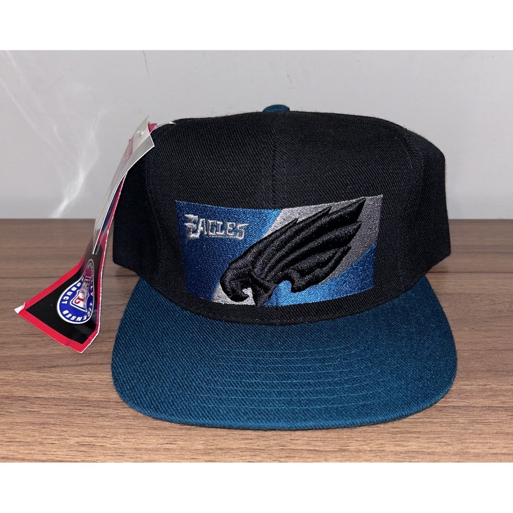 Vintage 90s Pro player Philadelphia Eagles Shadow Snapback Hat Cap New
